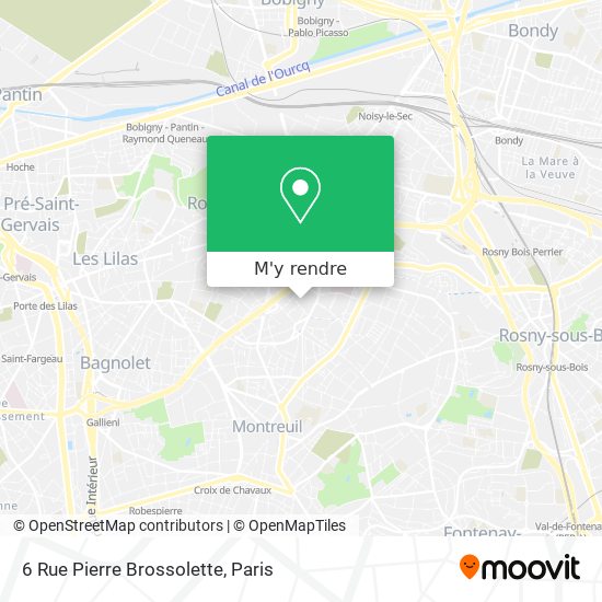 6 Rue Pierre Brossolette plan