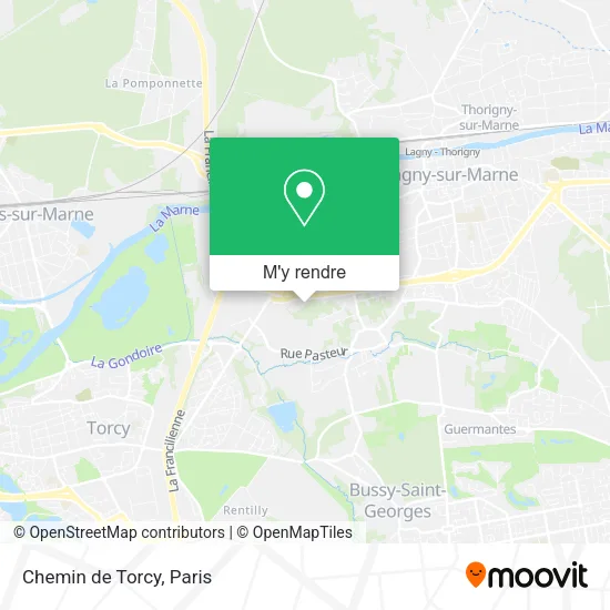 Chemin de Torcy plan