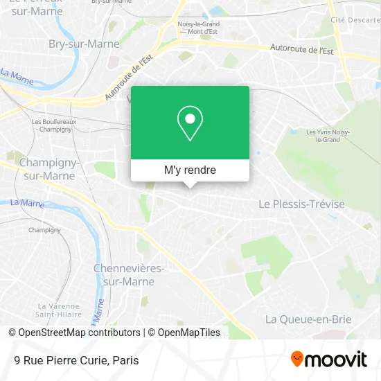 9 Rue Pierre Curie plan