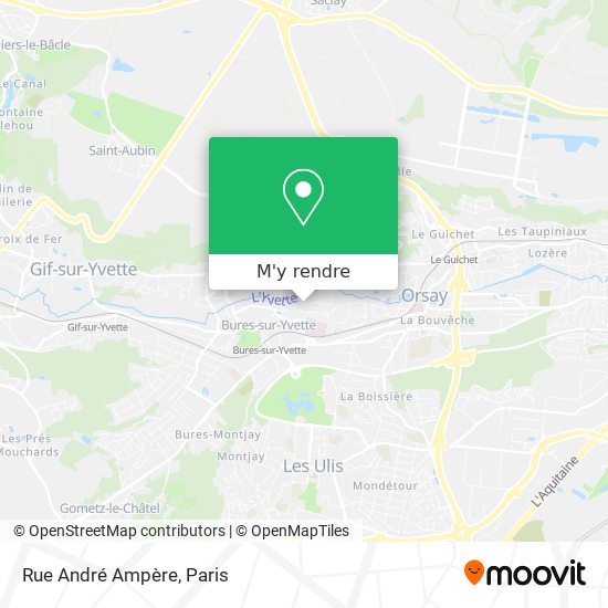 Rue André Ampère plan
