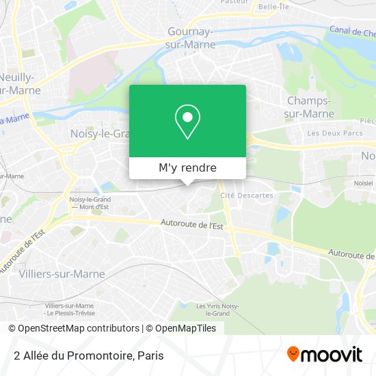 2 Allée du Promontoire plan