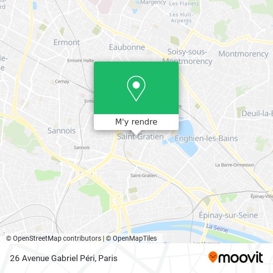 26 Avenue Gabriel Péri plan