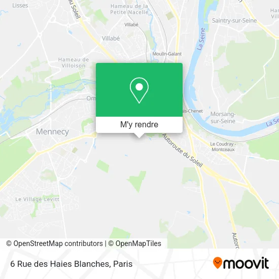 6 Rue des Haies Blanches plan