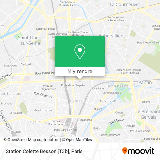 Station Colette Besson [T3b] plan