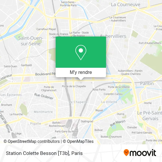 Station Colette Besson [T3b] plan