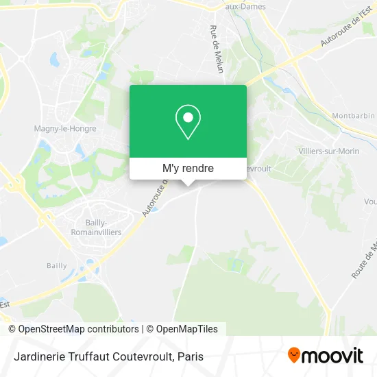 Jardinerie Truffaut Coutevroult plan
