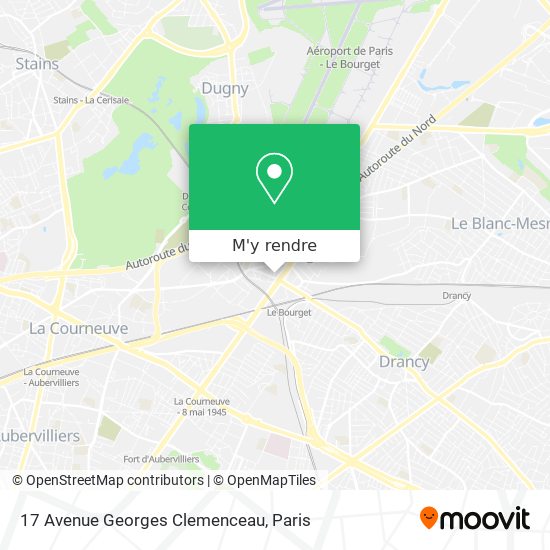 17 Avenue Georges Clemenceau plan