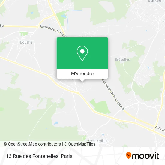 13 Rue des Fontenelles plan