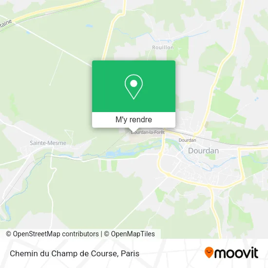 Chemin du Champ de Course plan