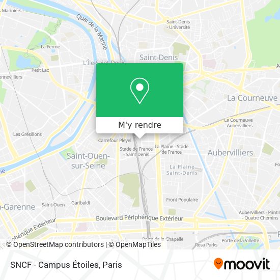 SNCF - Campus Étoiles plan