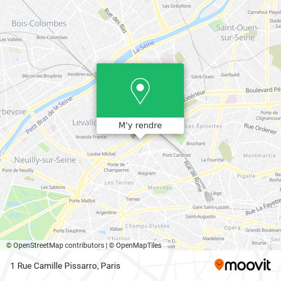 1 Rue Camille Pissarro plan