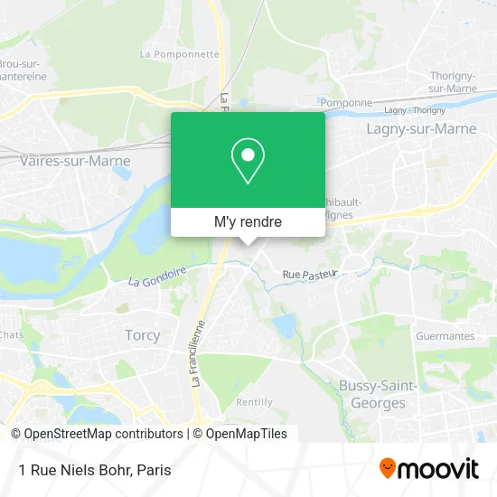 1 Rue Niels Bohr plan