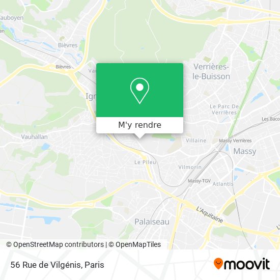 56 Rue de Vilgénis plan