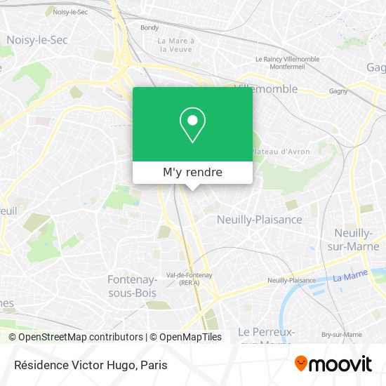 Résidence Victor Hugo plan