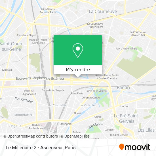 Le Millenaire 2 - Ascenseur plan