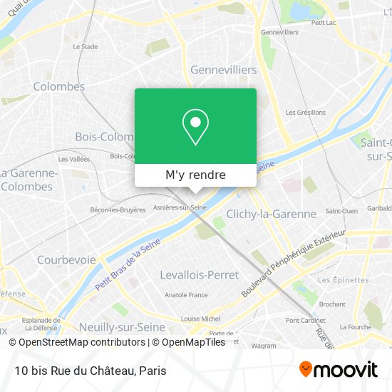 10 bis Rue du Château plan