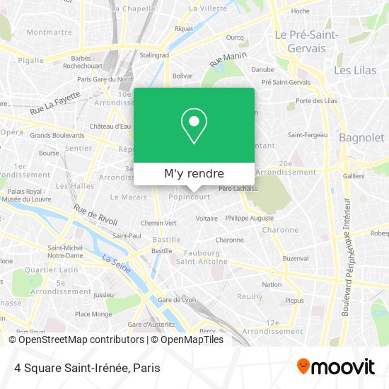 4 Square Saint-Irénée plan
