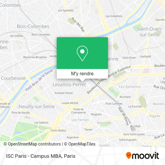 ISC Paris - Campus MBA plan