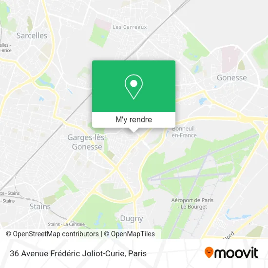 36 Avenue Frédéric Joliot-Curie plan