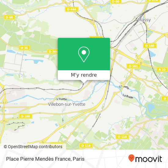 Place Pierre Mendès France plan