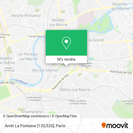 Arrêt La Fontaine [120,520] plan