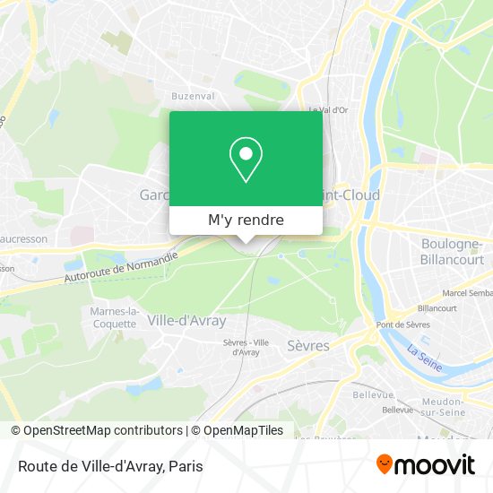 Route de Ville-d'Avray plan