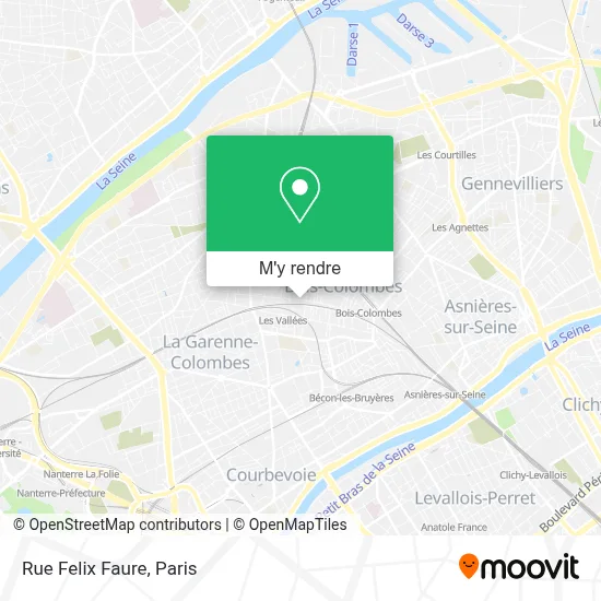 Rue Felix Faure plan