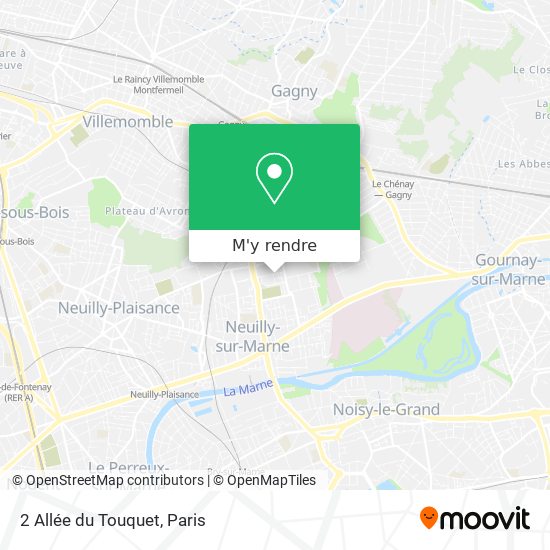 2 Allée du Touquet plan