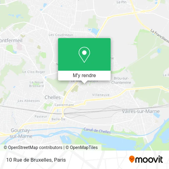 10 Rue de Bruxelles plan