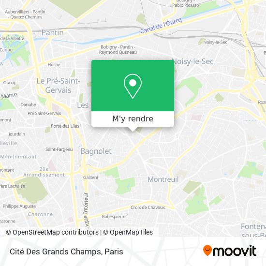 Cité Des Grands Champs plan