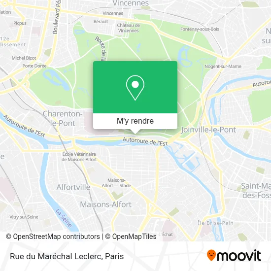 Rue du Maréchal Leclerc plan