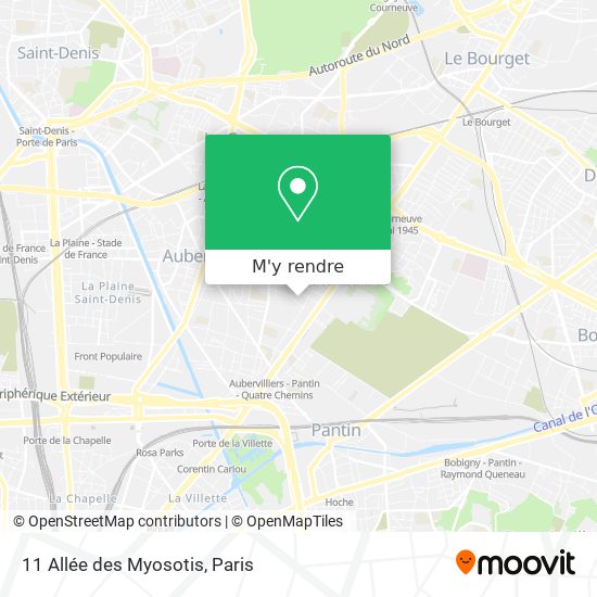 11 Allée des Myosotis plan