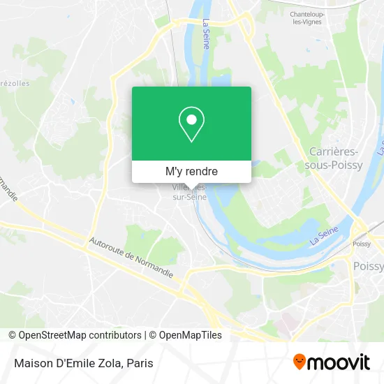 Maison D'Emile Zola plan