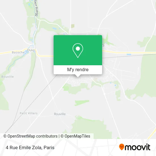 4 Rue Emile Zola plan