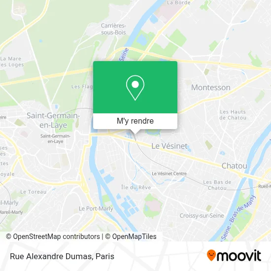 Rue Alexandre Dumas plan