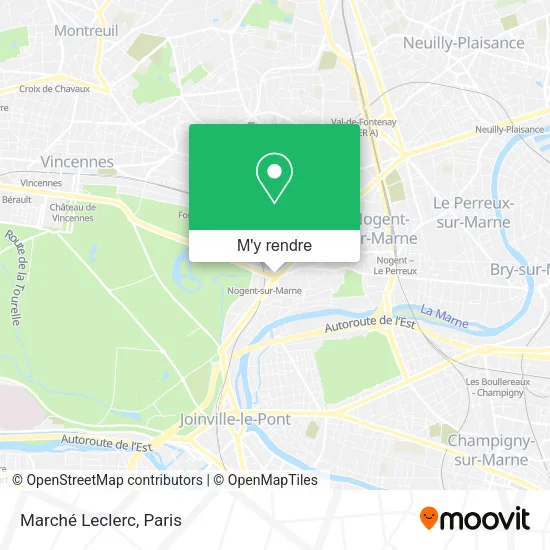 Marché Leclerc plan