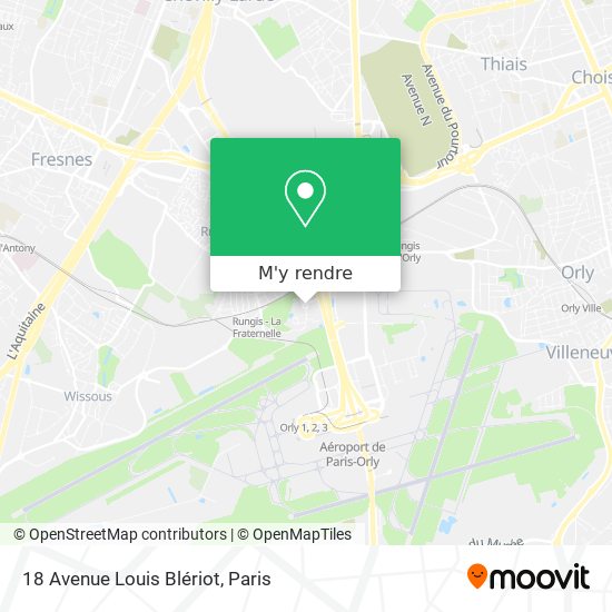 18 Avenue Louis Blériot plan