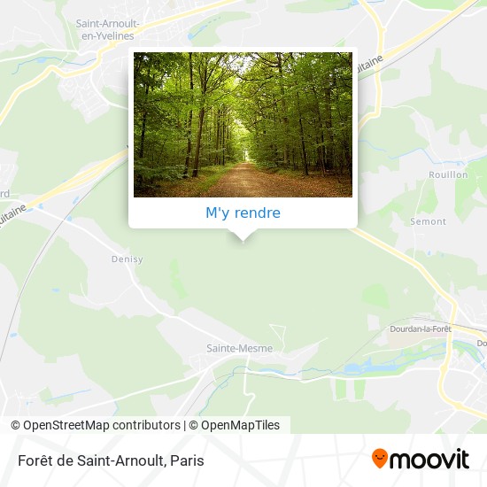 Forêt de Saint-Arnoult plan