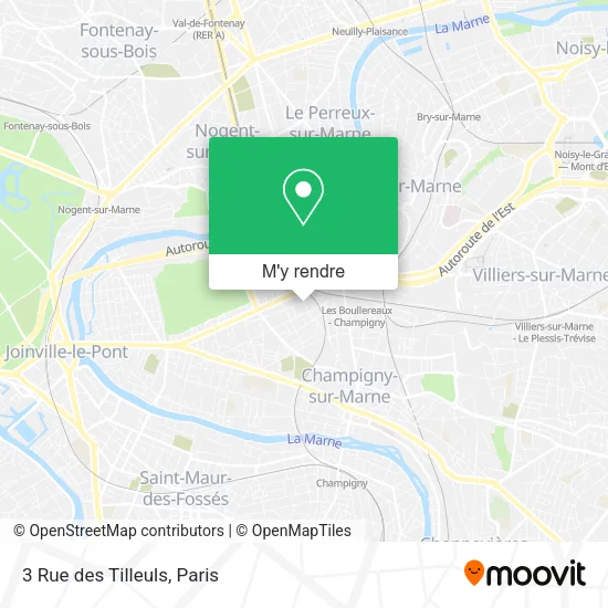 3 Rue des Tilleuls plan