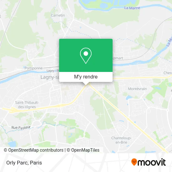 Orly Parc plan