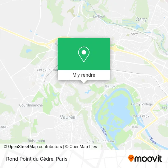 Rond-Point du Cèdre plan