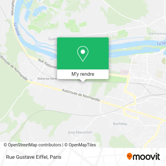 Rue Gustave Eiffel plan