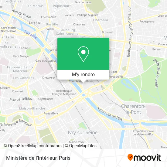 Ministère de l'Intérieur plan