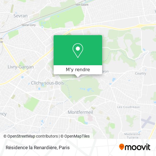 Résidence la Renardière plan