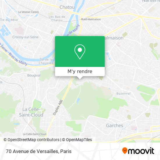 70 Avenue de Versailles plan