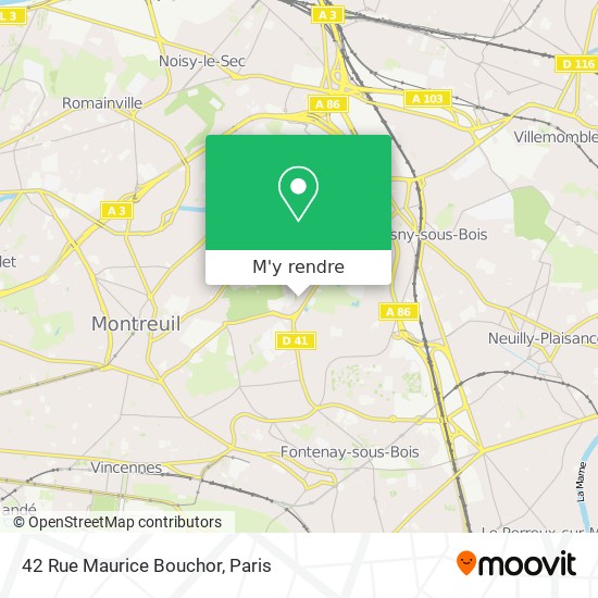 42 Rue Maurice Bouchor plan