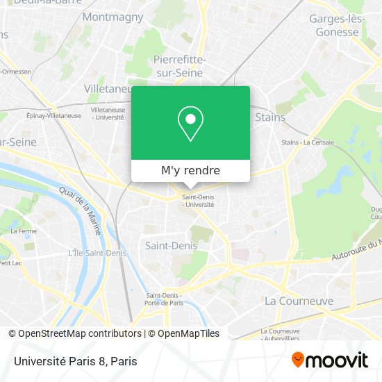 Université Paris 8 plan