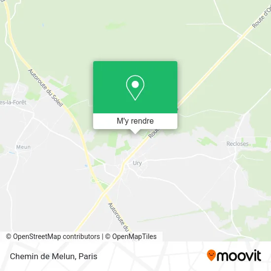 Chemin de Melun plan