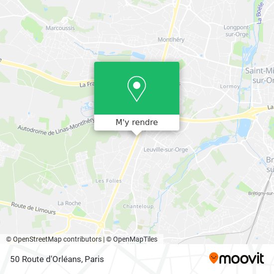 50 Route d'Orléans plan