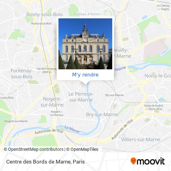 Centre des Bords de Marne plan